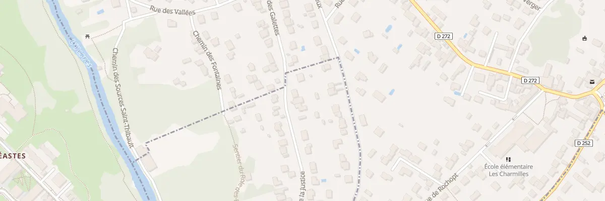 Plan du 7 Rue de la Justice à Boussy-Saint-Antoine