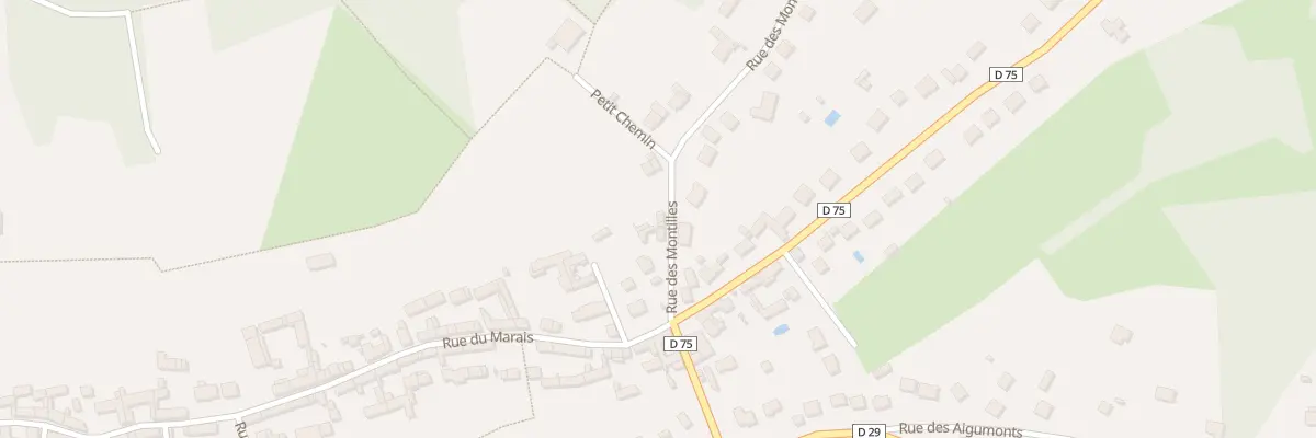 Plan du 65 Rue des Montilles à Cinqueux