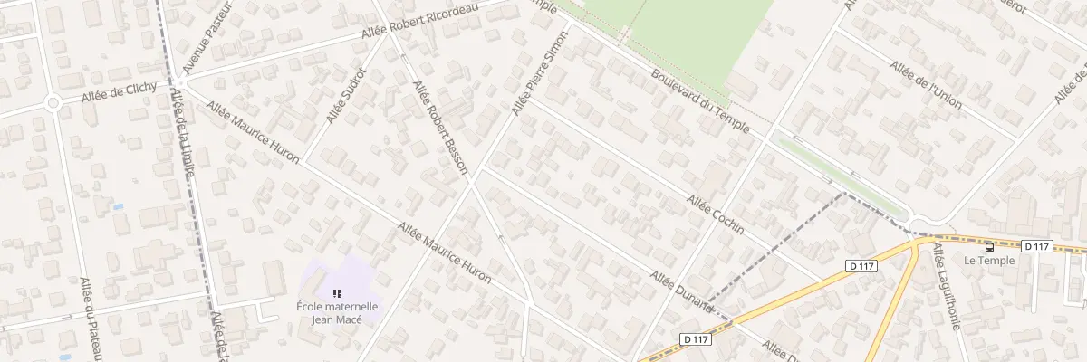 Plan du 3 All Dunand à Clichy-sous-Bois