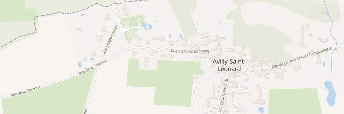 Plan du 15 Rue du Fossé du Prince à Avilly-Saint-Léonard