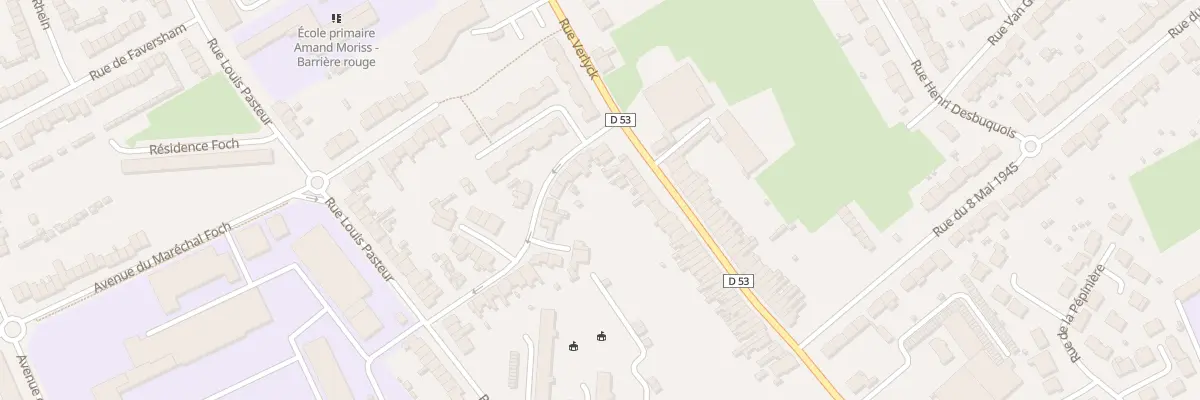 Plan du 97 Rue Verlyck à Hazebrouck
