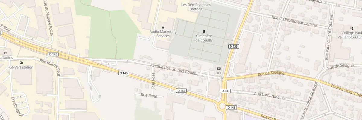 Plan du 171 Av de Coeuilly à Champigny-sur-Marne