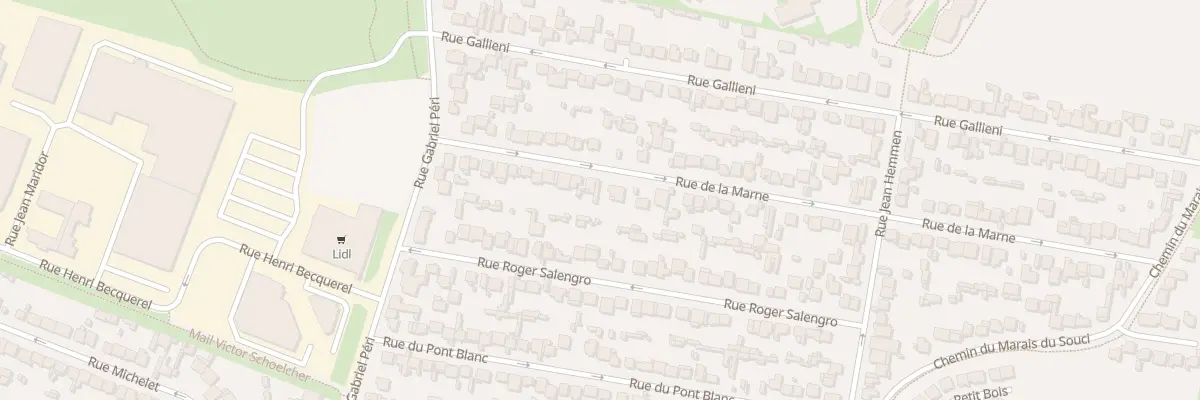 Plan du 24 Rue de la Marne à Sevran