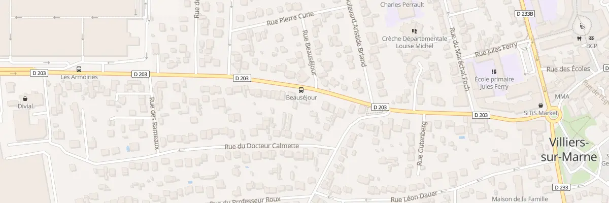 Plan du 104 Rue Jean Jaurès à Villiers-sur-Marne