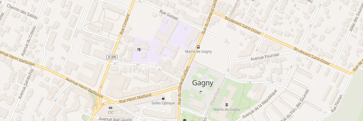 Plan du 21 Rue du Gal Leclerc à Gagny