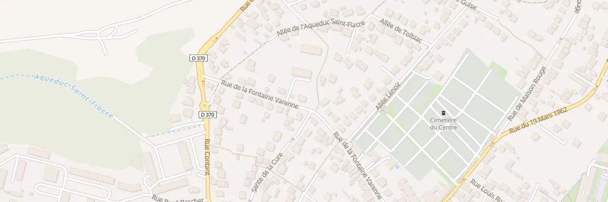 Plan du 38 Rue de la Fontaine Varenne à Gagny