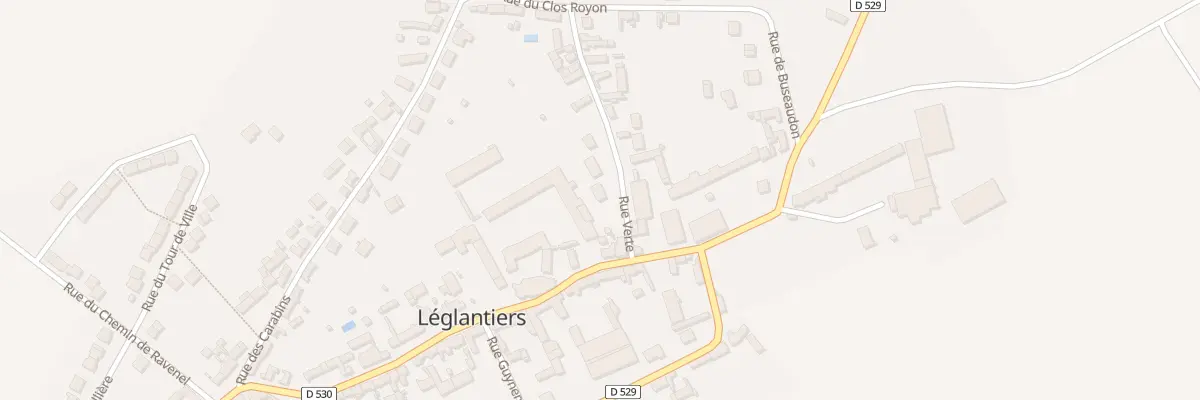 Plan du 1 Rue Verte à Léglantiers