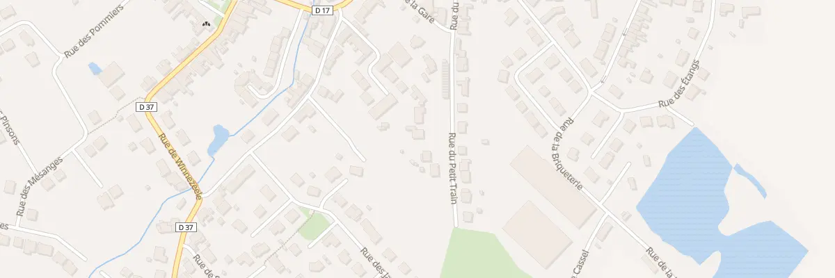 Plan du 196 Rue du Petit Train à Herzeele