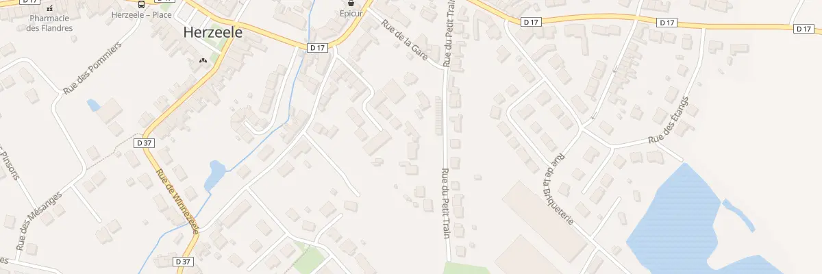 Plan du 178 Rue du Petit Train à Herzeele