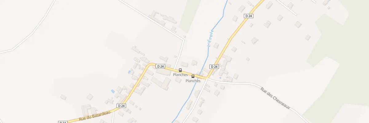 Plan du 2B Rue du Batardeau à Perthes