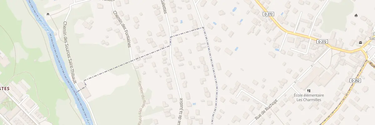 Plan du 13B Rue de la Justice à Boussy-Saint-Antoine