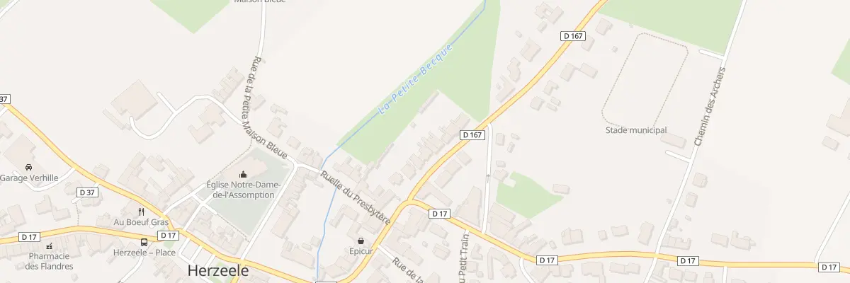 Plan du 285 Rue de Bambecque à Herzeele