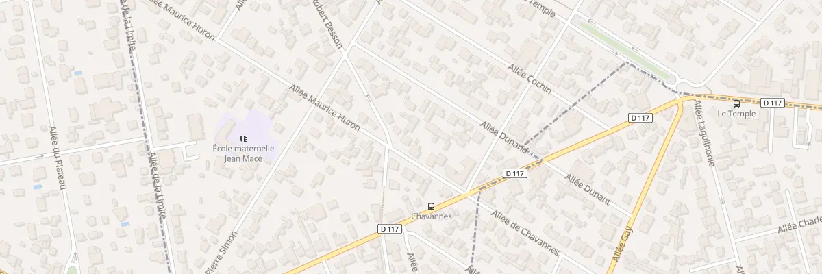 Plan du 37 All Maurice Huron à Clichy-sous-Bois