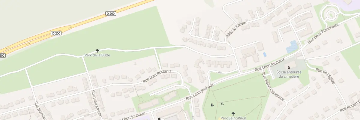 Plan du 7 Rue Jean Rostand à Brenouille