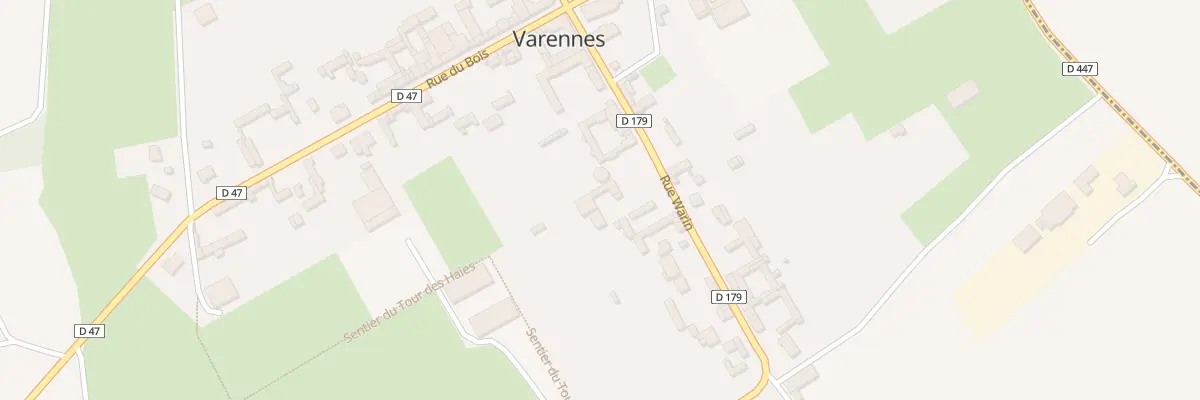 Plan du 10 Rue Warin à Varennes