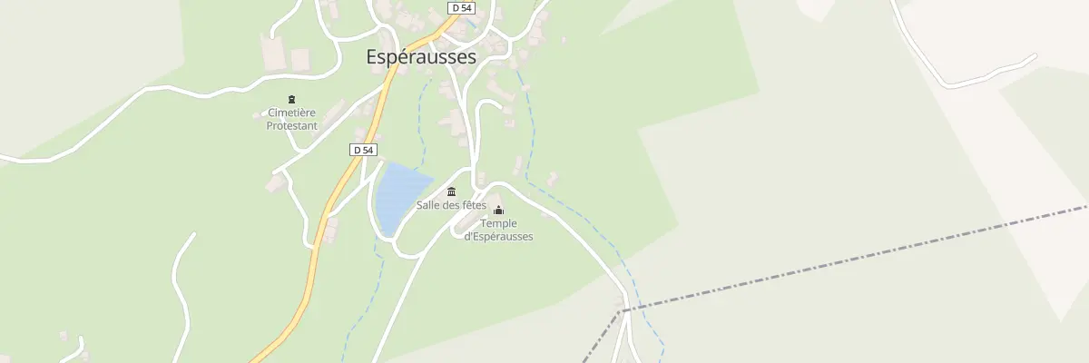 Plan du 5005 Esperausses à Espérausses