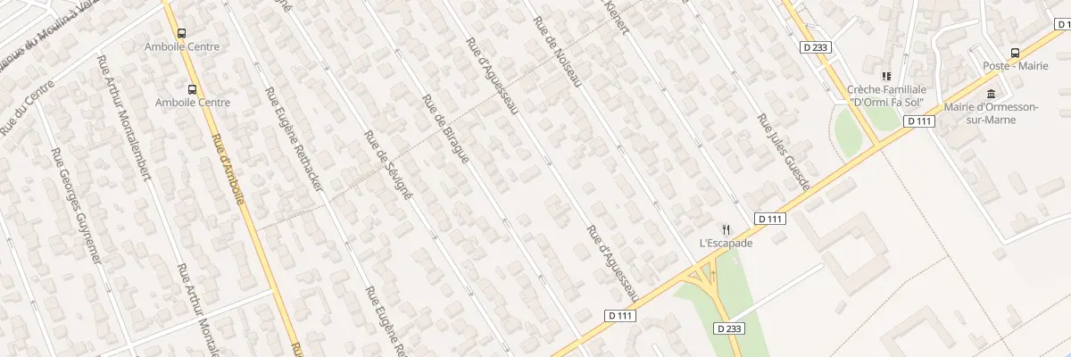 Plan du 23 Rue d’Aguesseau à Ormesson-sur-Marne