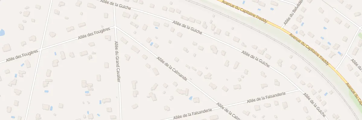 Plan du 42 All de la Calmande à Saint-Fargeau-Ponthierry