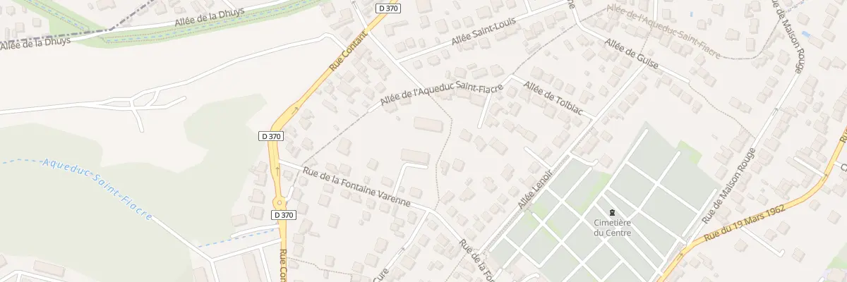 Plan du 40 Rue de la Fontaine Varenne à Gagny
