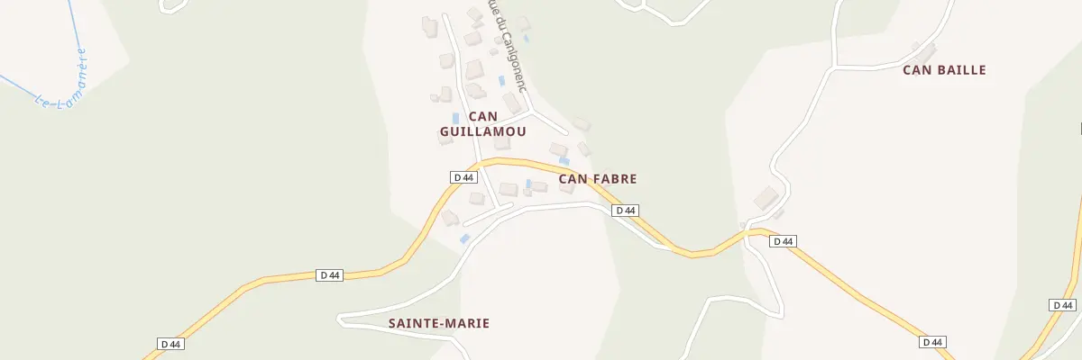 Plan du 3 Imp du Vent d’Espagne à Serralongue