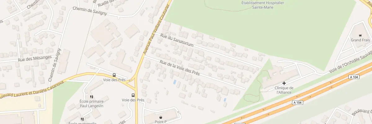 Plan du 13 Rue de la Voie des Prés à Villepinte