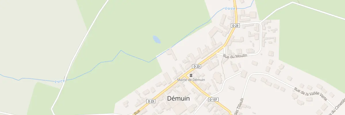 Plan du 2 La Ruelle à Démuin