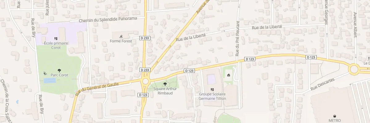 Plan du 13 Rue Fusilles de Chateaubriant à Chennevières-sur-Marne
