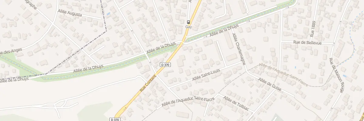 Plan du 84 Rue Contant à Gagny
