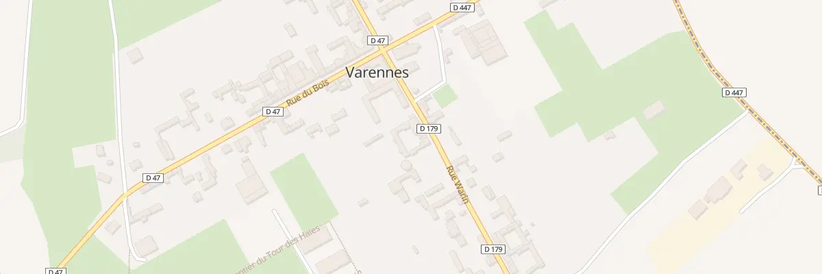 Plan du 6 Rue Warin à Varennes