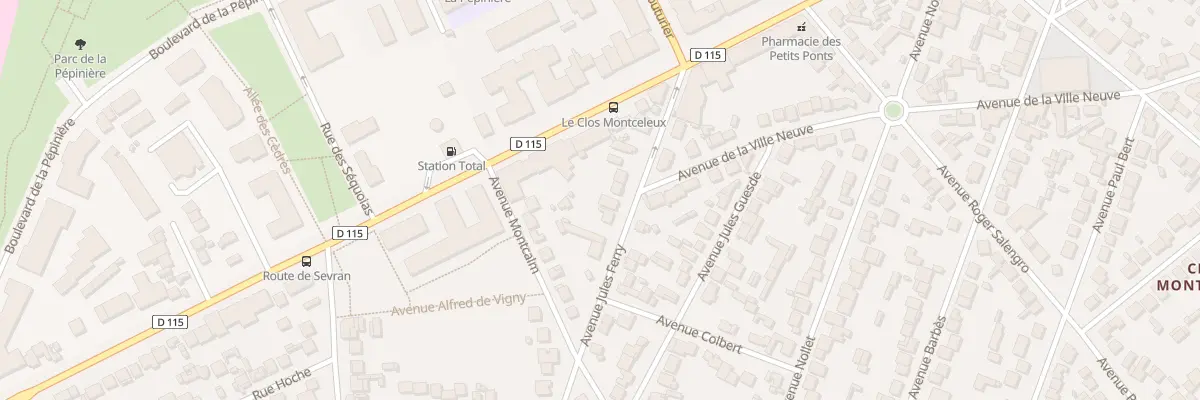 Plan du 18 Av Jules Ferry à Villepinte