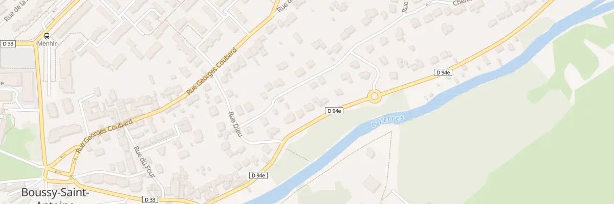 Plan du 25B Rue du Moulin Neuf à Boussy-Saint-Antoine