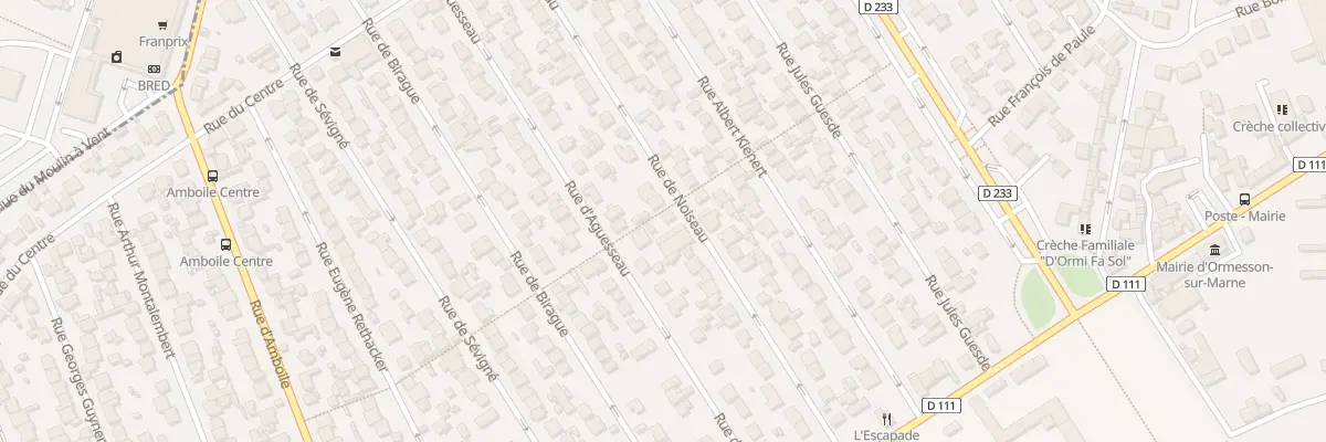 Plan du 39 Rue de Noiseau à Ormesson-sur-Marne