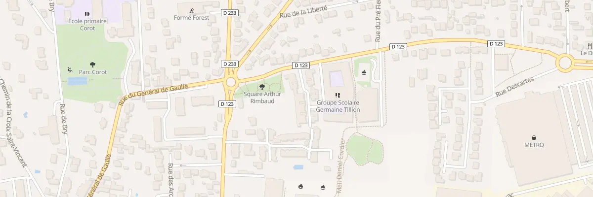 Plan du 10 Rue Fusilles de Chateaubriant à Chennevières-sur-Marne