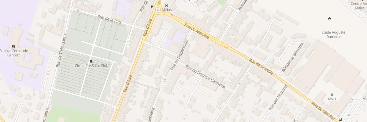 Plan du 17 Rue du Dispensaire à Hazebrouck