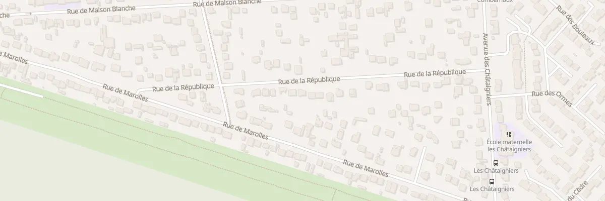 Plan du 20 Rue de la République à Boissy-Saint-Léger