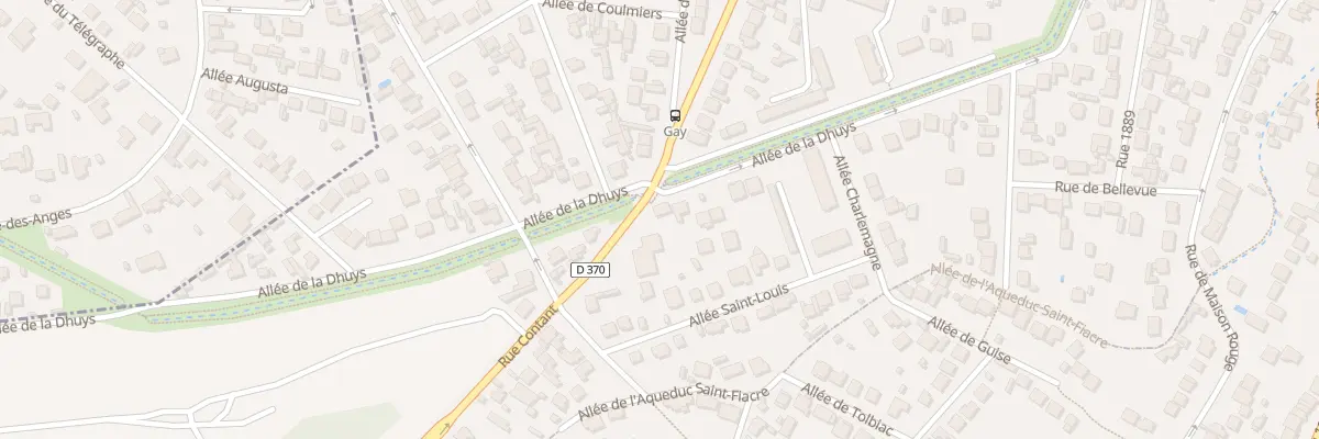 Plan du 86 Rue Contant à Gagny