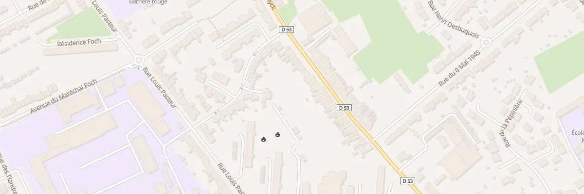 Plan du 83 Rue Verlyck à Hazebrouck