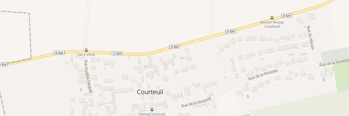 Plan du 16 Rte Nationale 134 à Courteuil
