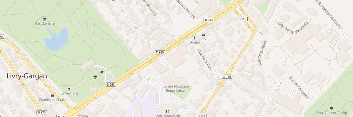 Plan du 29 Av du Consul Gen Nordling à Livry-Gargan