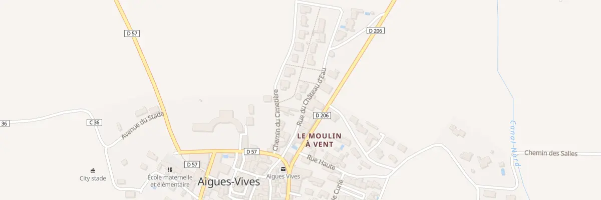 Plan du 10 Rue du Château d’Eau à Aigues-Vives