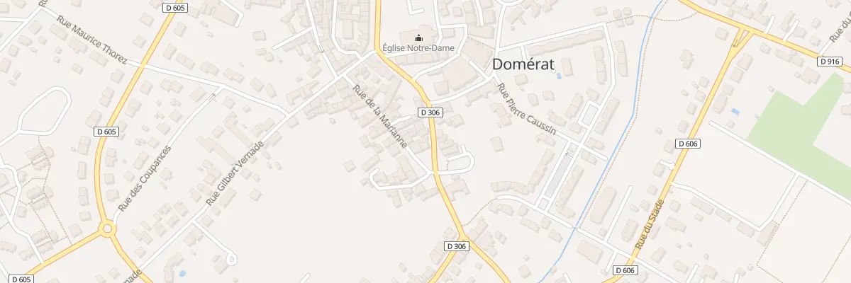 Plan du 22 Rue Jean Jaurès à Domérat