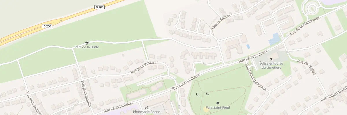 Plan du 5 Rue Jean Rostand à Brenouille