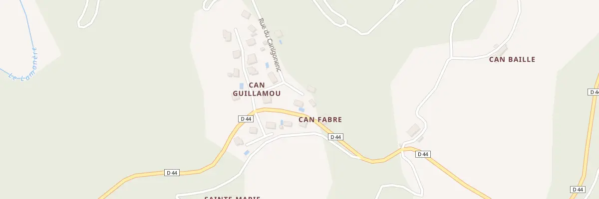 Plan du 6 Imp de la Marinade à Serralongue