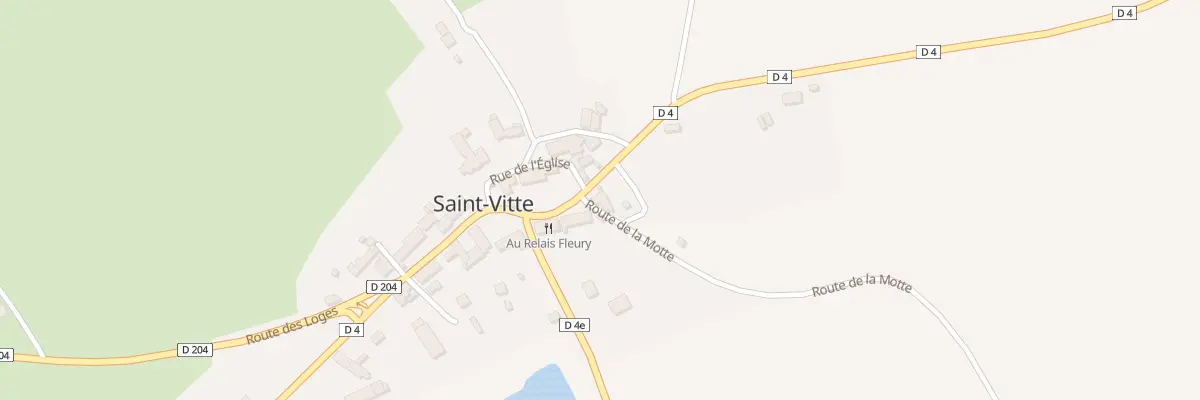 Plan du 1 Rte de la Motte à Saint-Vitte