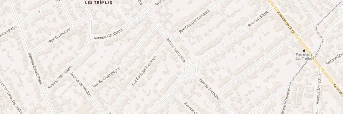 Plan du 34 Av Lamartine à Sevran