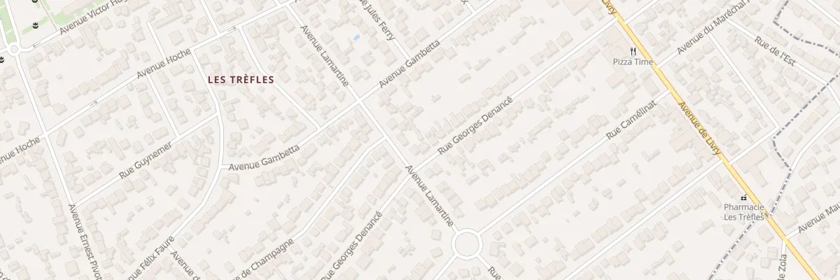 Plan du 27 Av Lamartine à Sevran