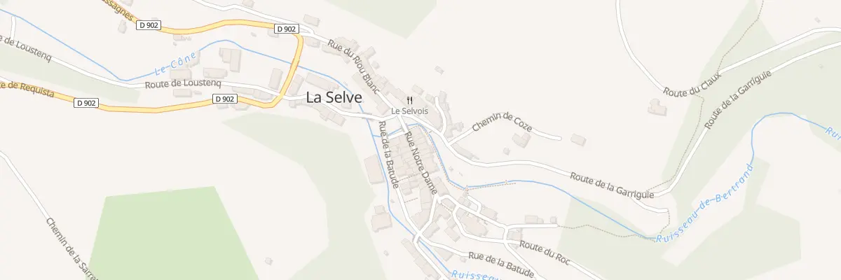 Plan du 5386 La Selve à La Selve