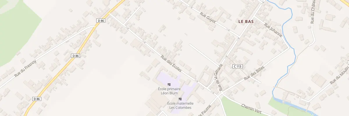 Plan du 51 Rue des Ecoles à Houdain