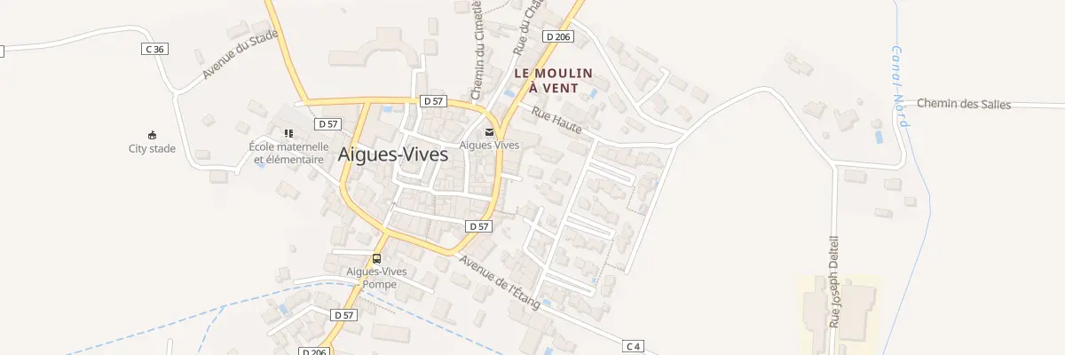 Plan du 2 Imp Petite à Aigues-Vives