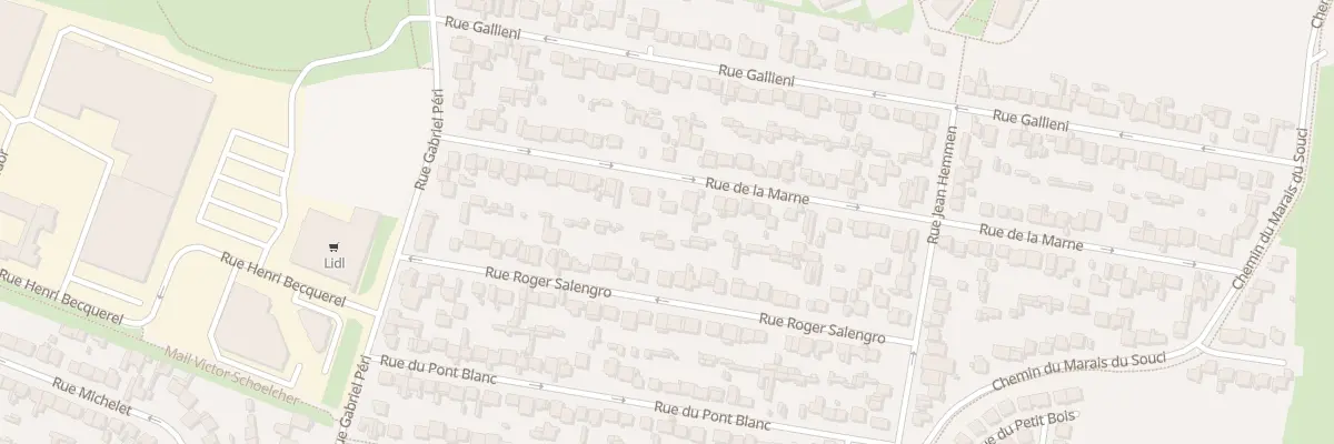 Plan du 28 Rue de la Marne à Sevran